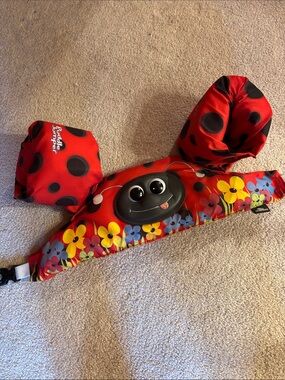 Kids Red Ladybug Floatation Vest